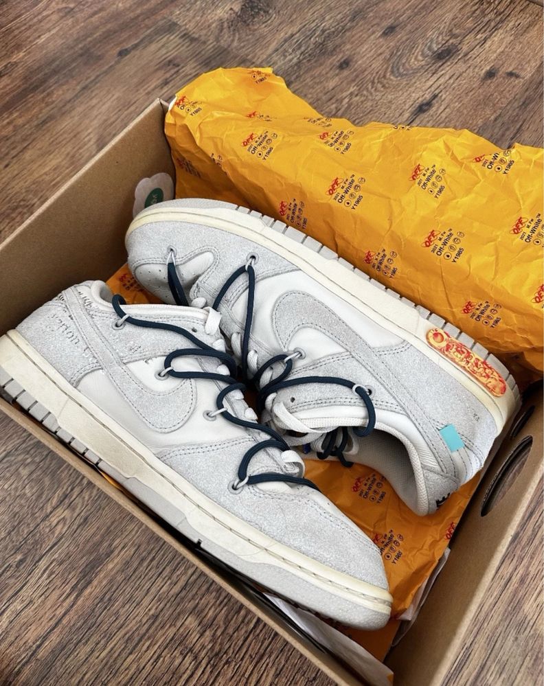 Nike Dunk Low Off-White Lot 16 Оригинални! DJ0950-111