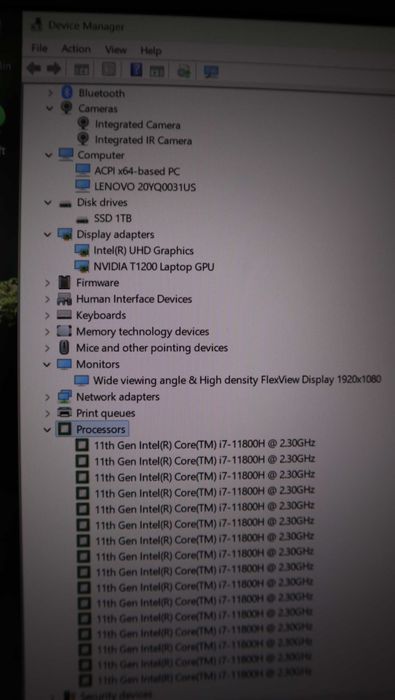 Lenovo ThinkPad P15 2Gen NVIDIA T1200 15,6/ i7 11800H / 1TB NVMe/ 16GB