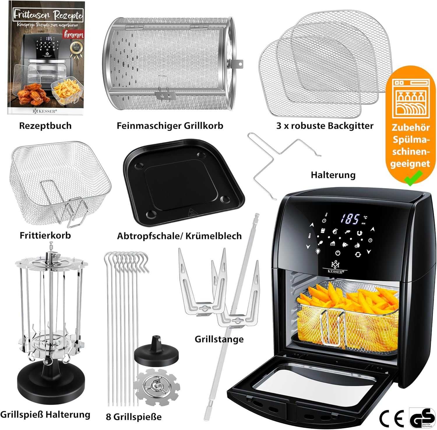 Airfryer 9-в-1 фритюрник с горещ въздух