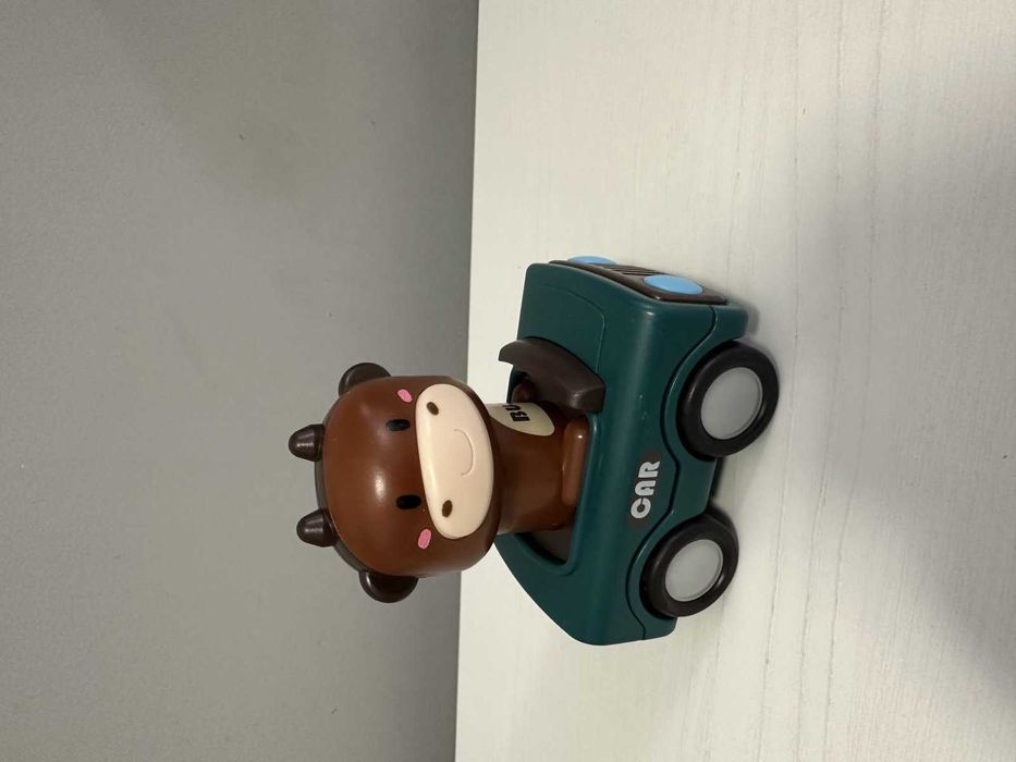 Jucarie Masina curse cu animale VERDE