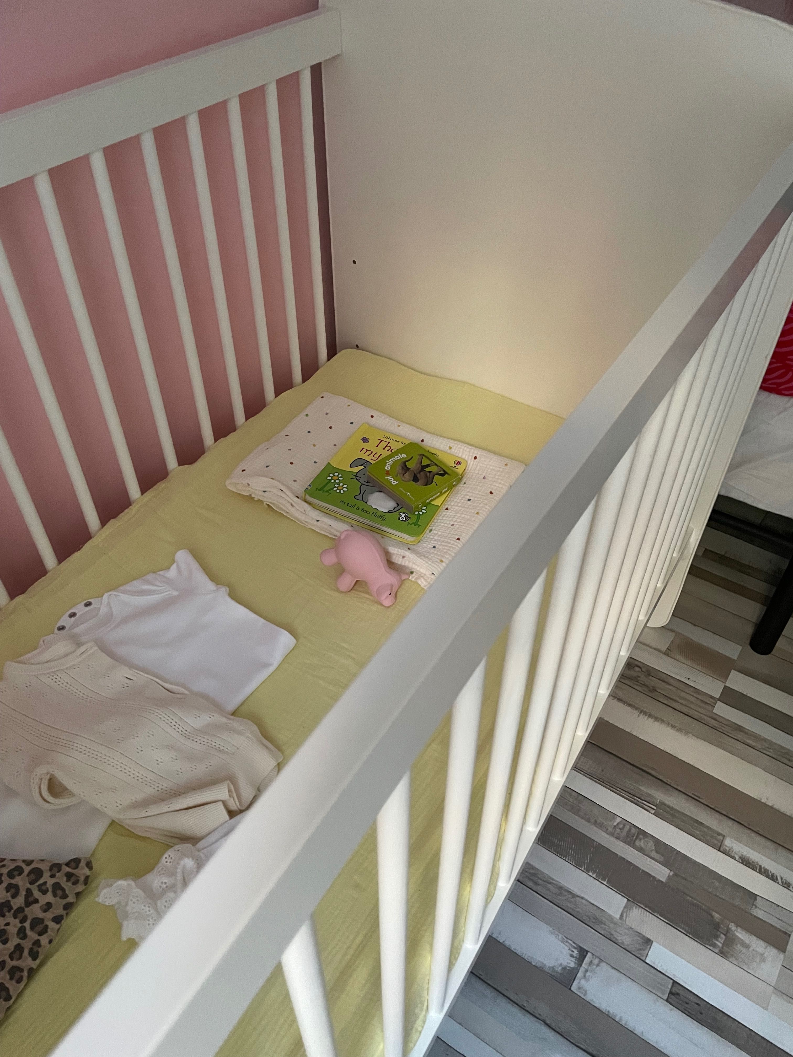 Patut pentru copil cu saltea de cocos inclusa