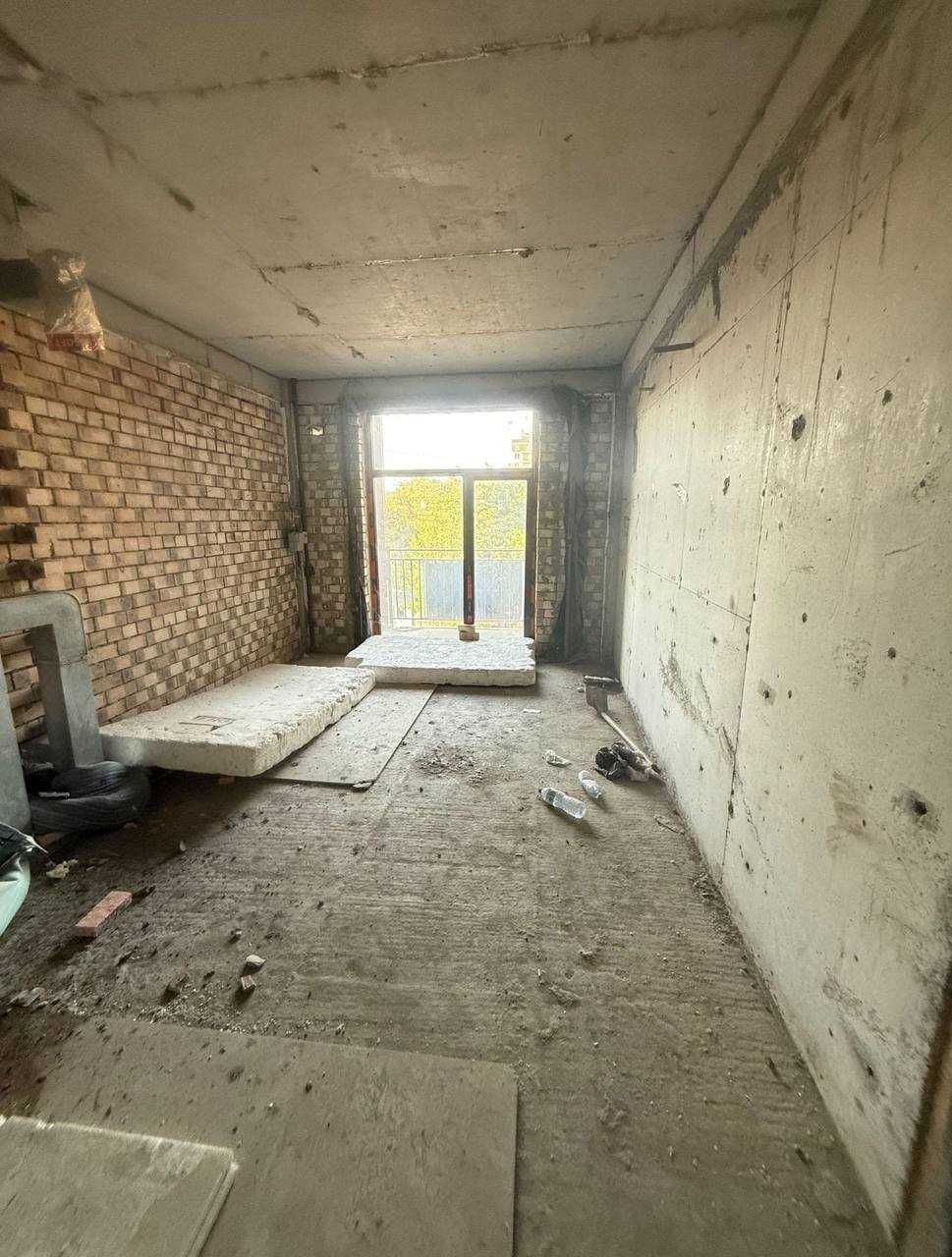 Ш.Руставели MODERNO 72м2 коробка 4-этаж 12-этажного с КАДАСТРОМ срочно