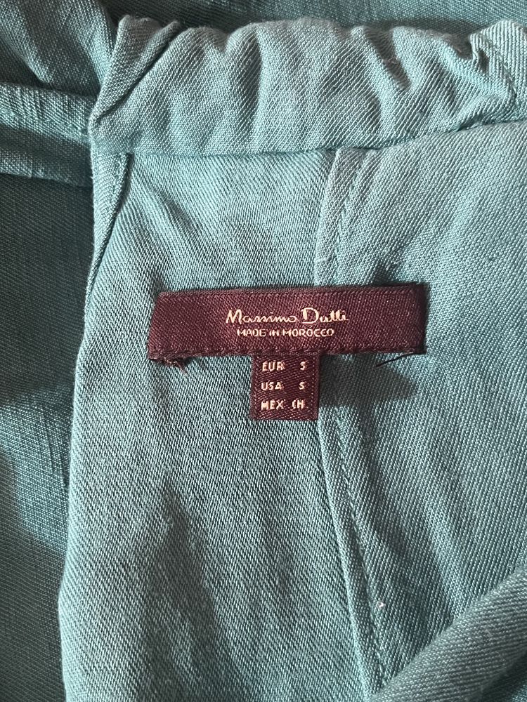 Ленена рокля Massimo Dutti