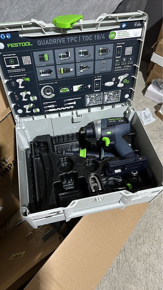 Акумулаторен ударен винтоверт FESTOOL TPC 18/4 I-Basic