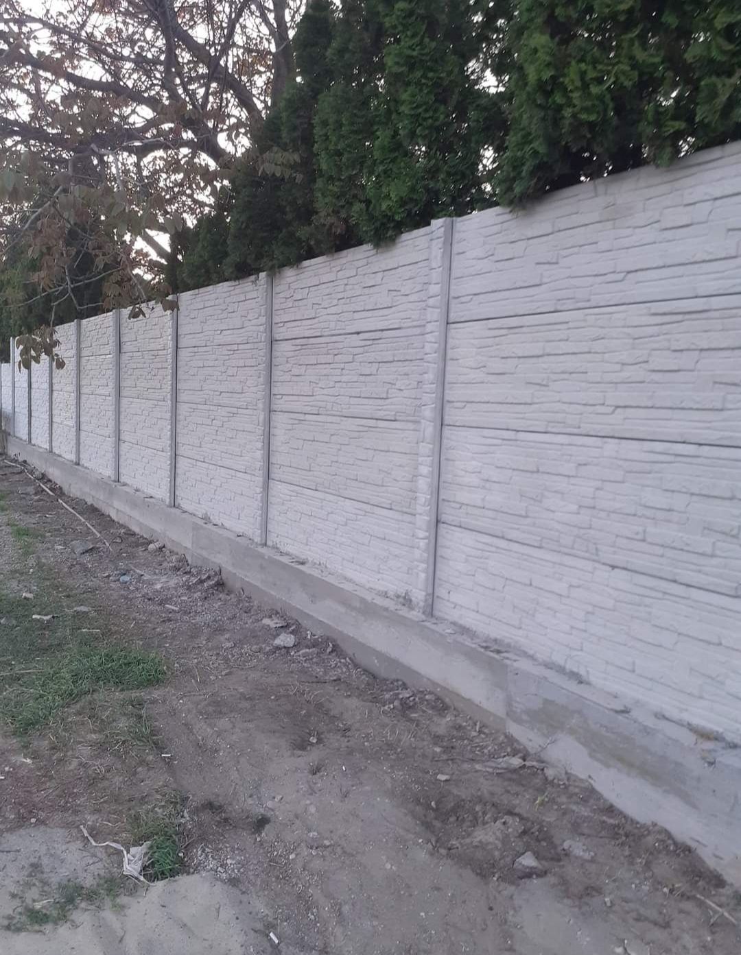 Gard placi beton ,porti fier forjat