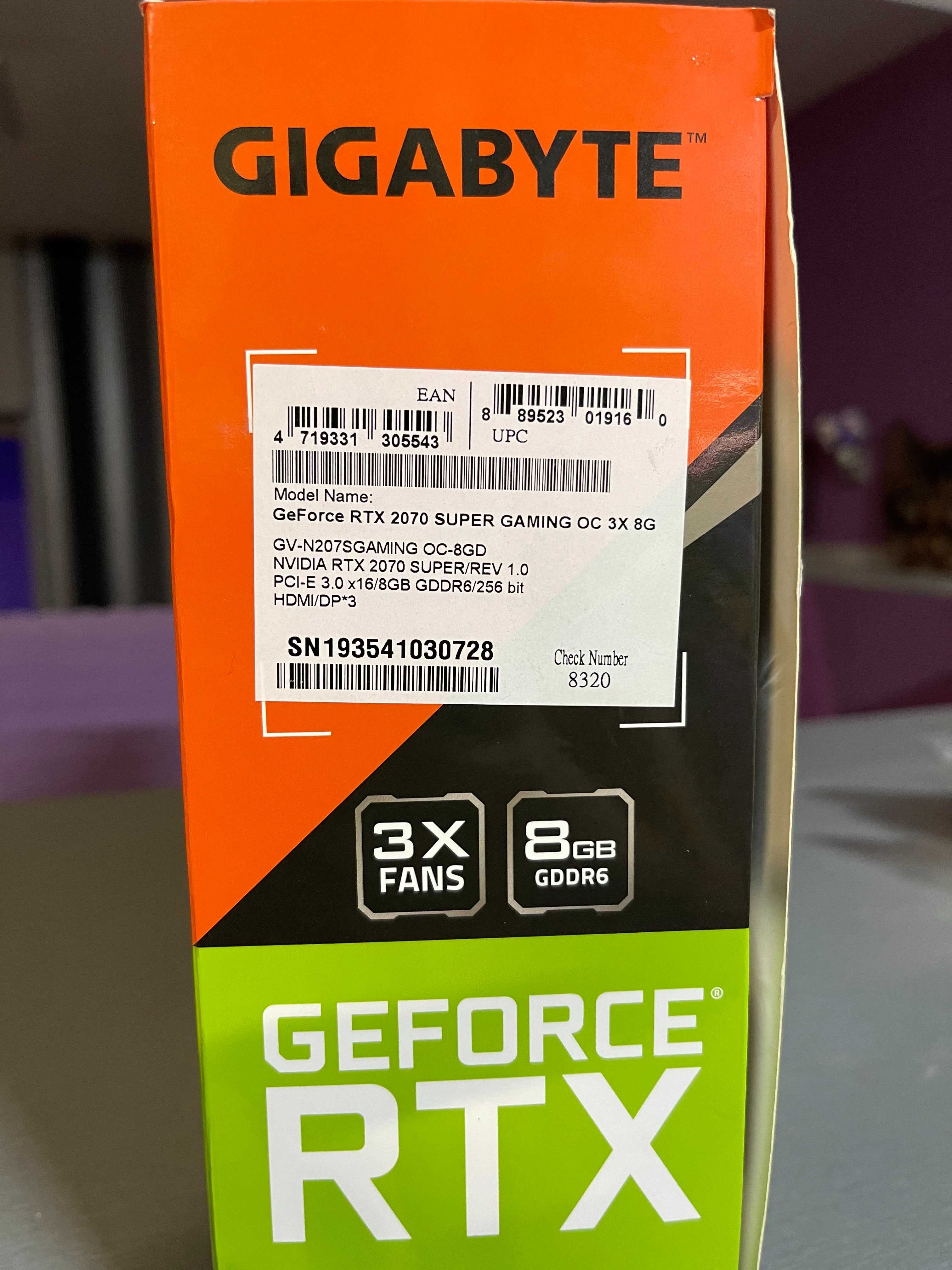 GIGABYTE RTX2070 Super - видеокарта