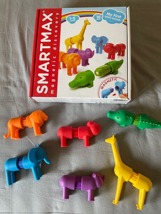 Joc magnetic Smart Max, My First Safari Animals