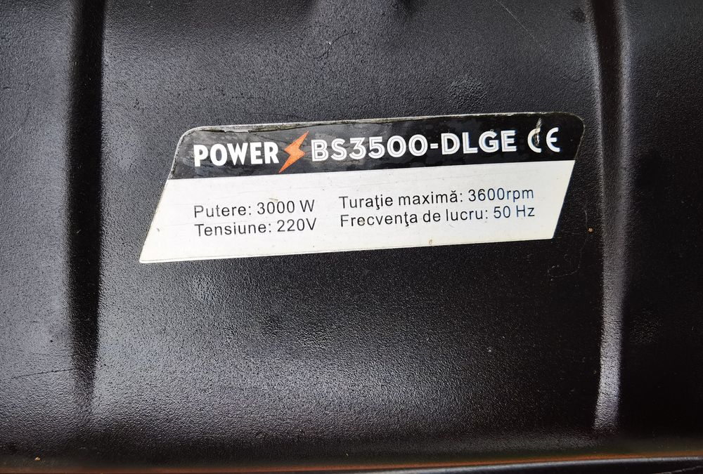 Generator de curent hibrid GPL/benzina 3kw