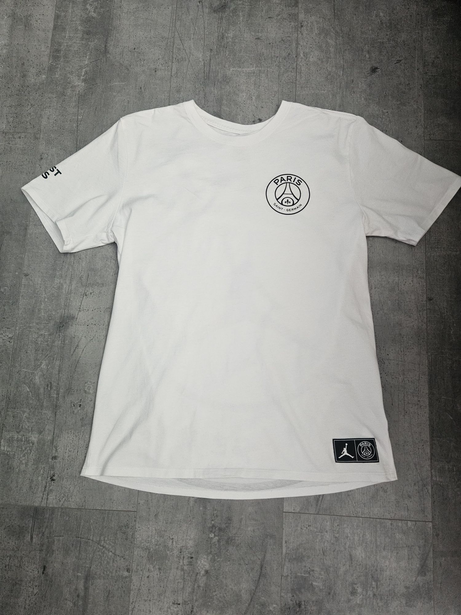 PSG x Nike Air Jordan SS Logo Tee White BQ4273