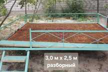 Топчан металлический, сборный