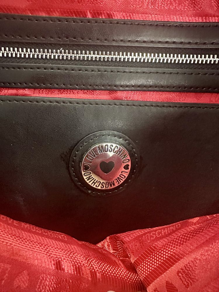 Кожена раница Love Moschino
