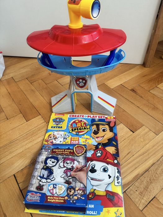 Paw patrol наблюдателна кула, Чейз за оцветяване и списание