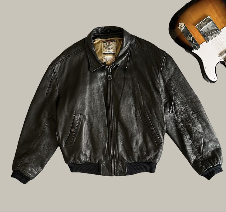 Geaca levi’s piele naturala vintage marimea L