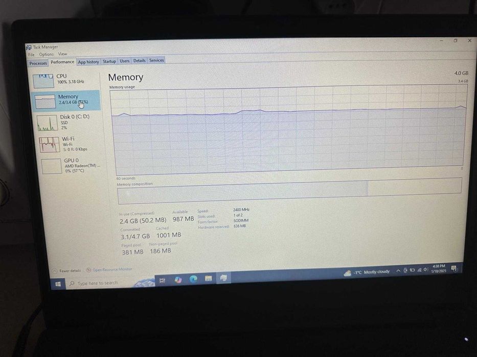 Laptop Lenovo IdeaPad 3 15ADA05, 15,6inchi ,AMD Athlon, 4GB, 512Gb SSD