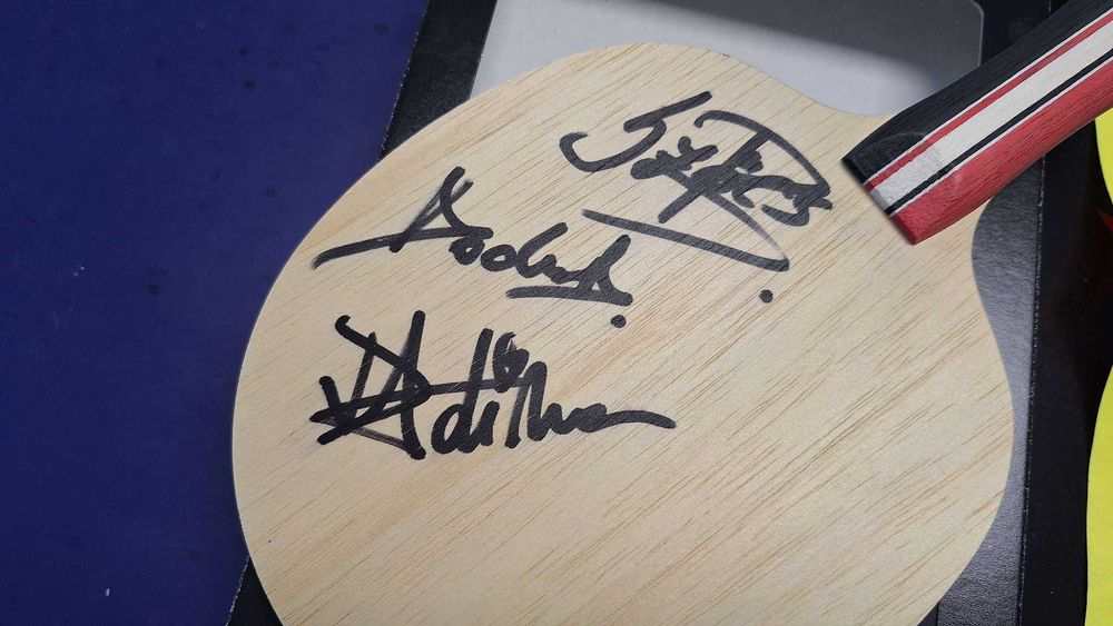 Lemn colectie Tibhar rapid carbon light, semnat Bernie Szocs, Samara