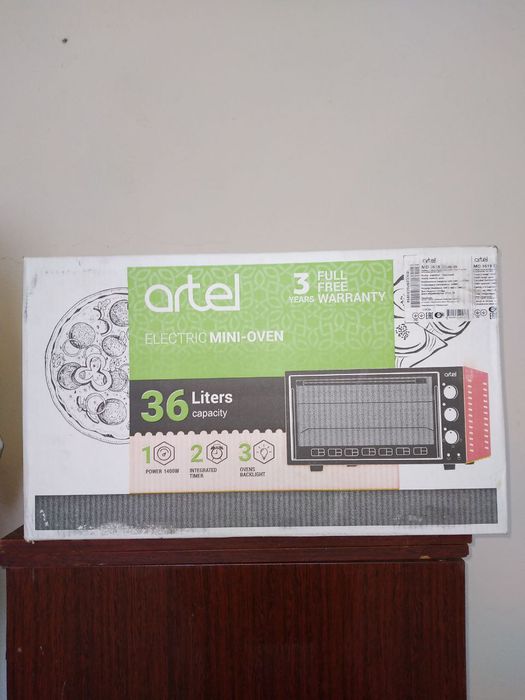 Продается эл.духовка artel MD-3618
