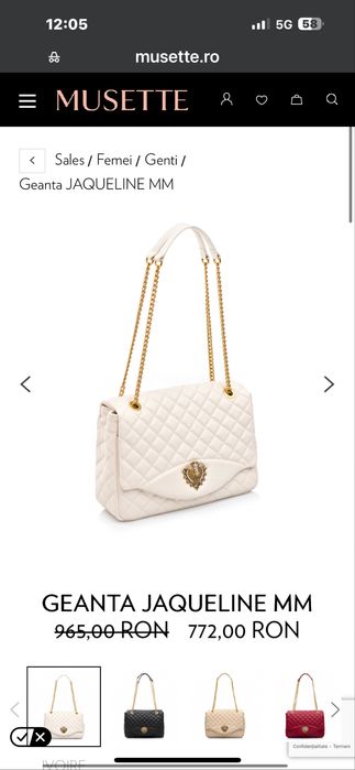 Geanta Musette Jaqueline MM