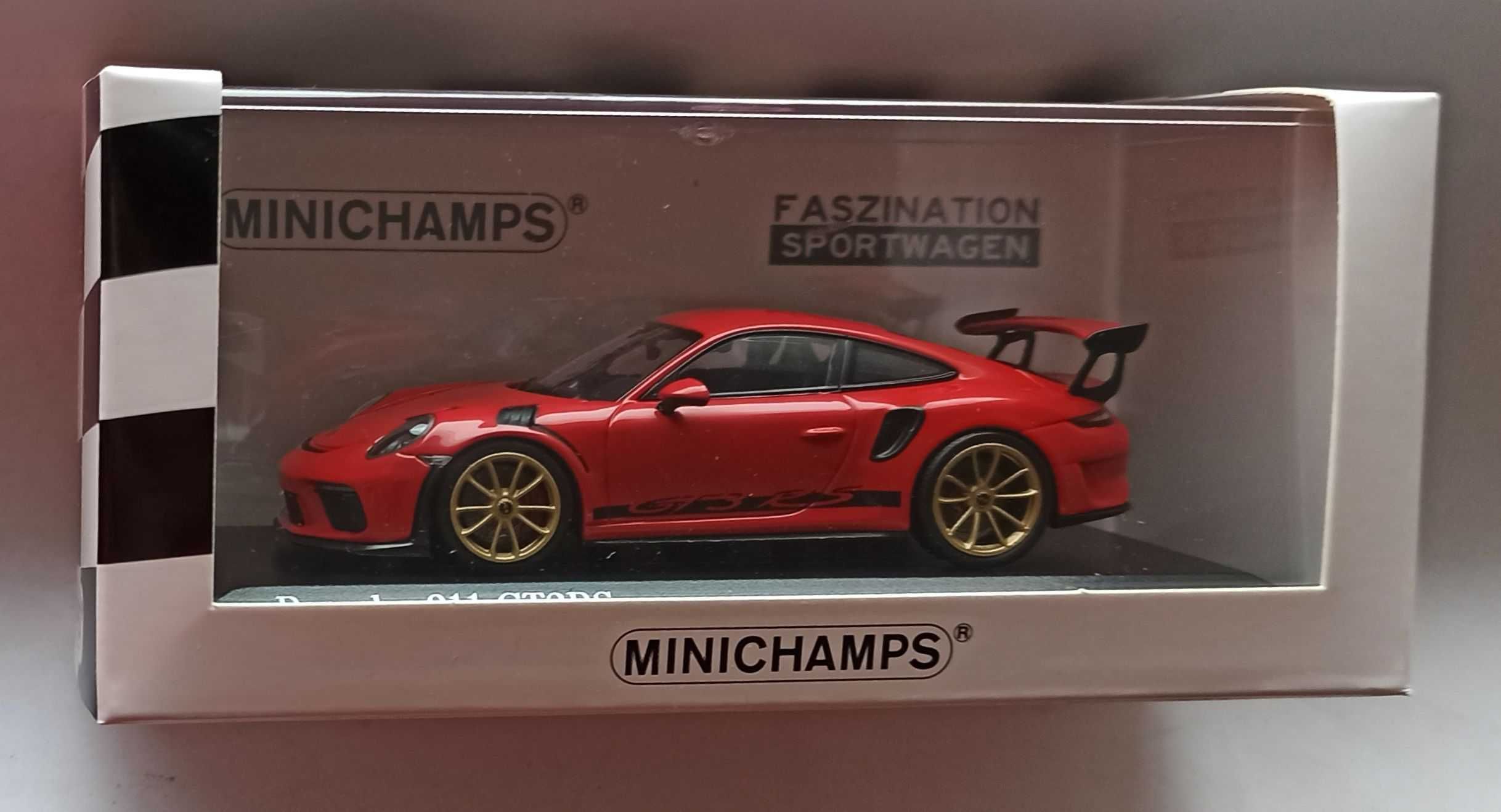 Macheta Porsche 911 GT3 RS (991-2) 2018 rosu - Minichamps 1/43