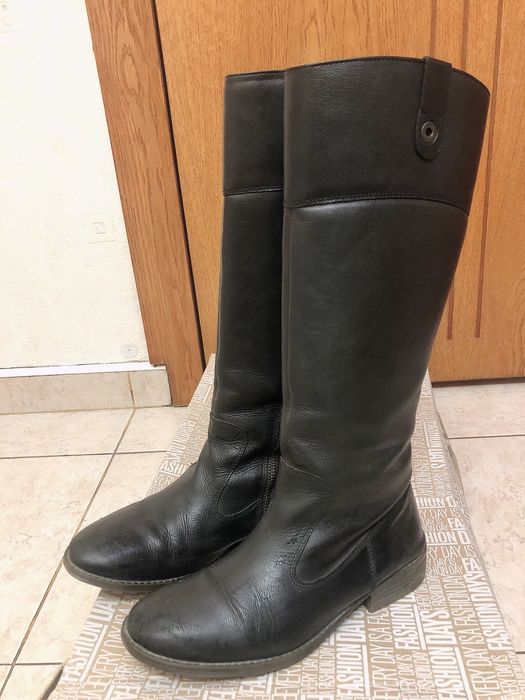 Ботуши Kickers естествена кожа