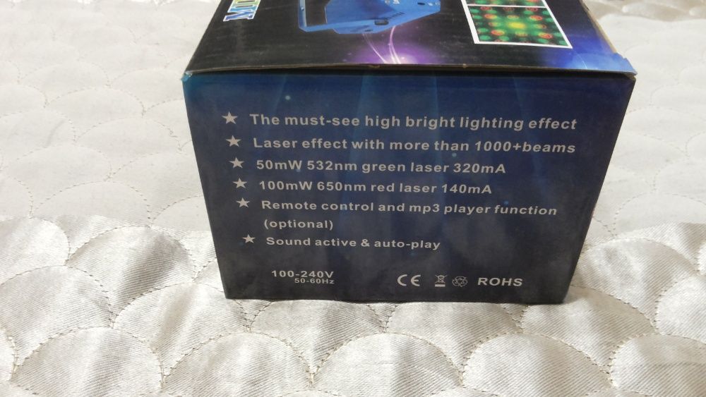 светомузыка, лазерный проектор для дискотек