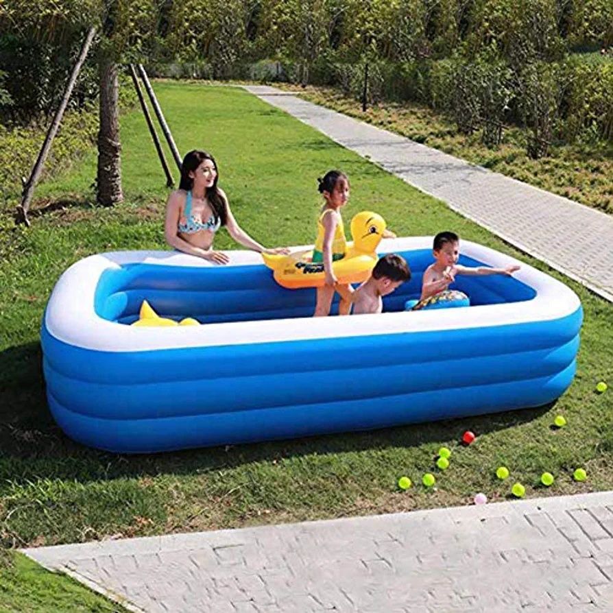 Надуваем басейн два размера