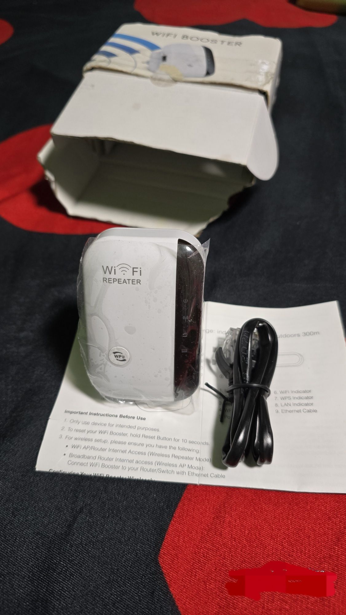 Amplificator Semnal Retea Wireless-N, WiFi Repeater transmisie 300Mbps