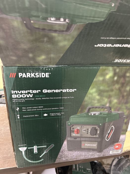 Бензинов генератор parkside