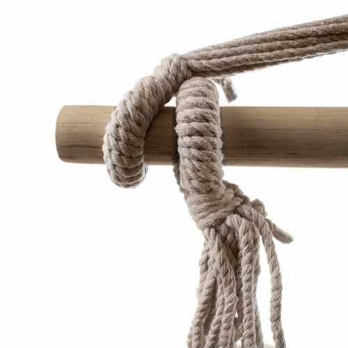 Scaun hamac suspendat tip brazilian cu 2 perne ptr. terasa balcon bej