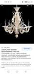 Lustra-Candelabru"Montanera", Sticla/Metal. Spectaculos - 85o lei
