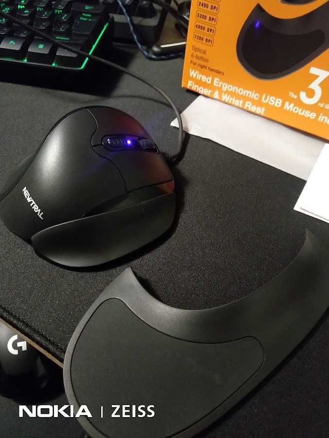 Mouse ergonomic Newtral 3 - 7200 dpi - 6 butoane - nou