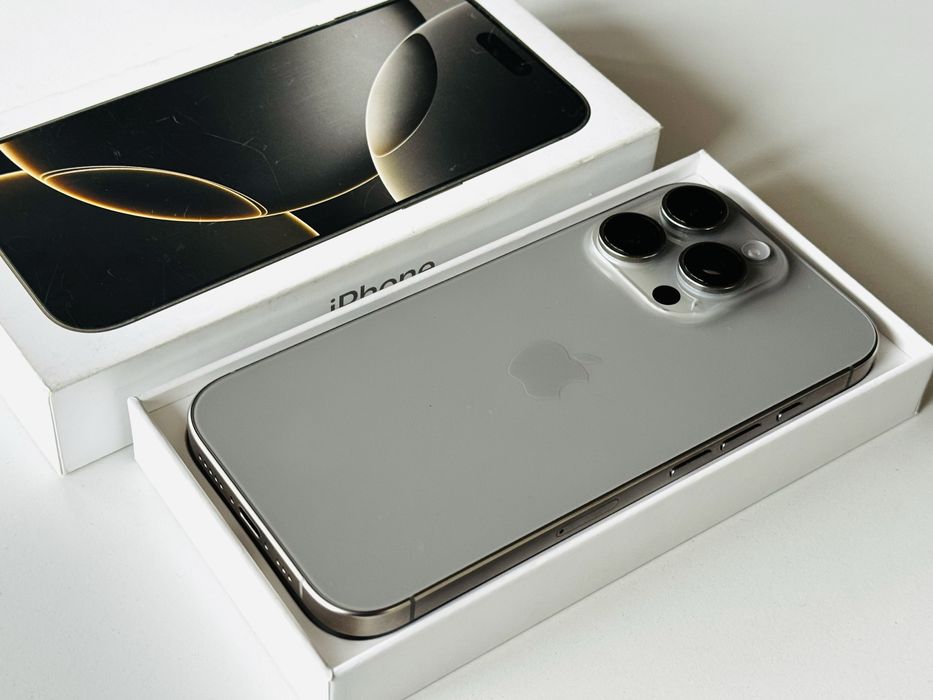 НОВ! Iphone 16 Pro 256GB Natural Titanium Гаранция 1 година