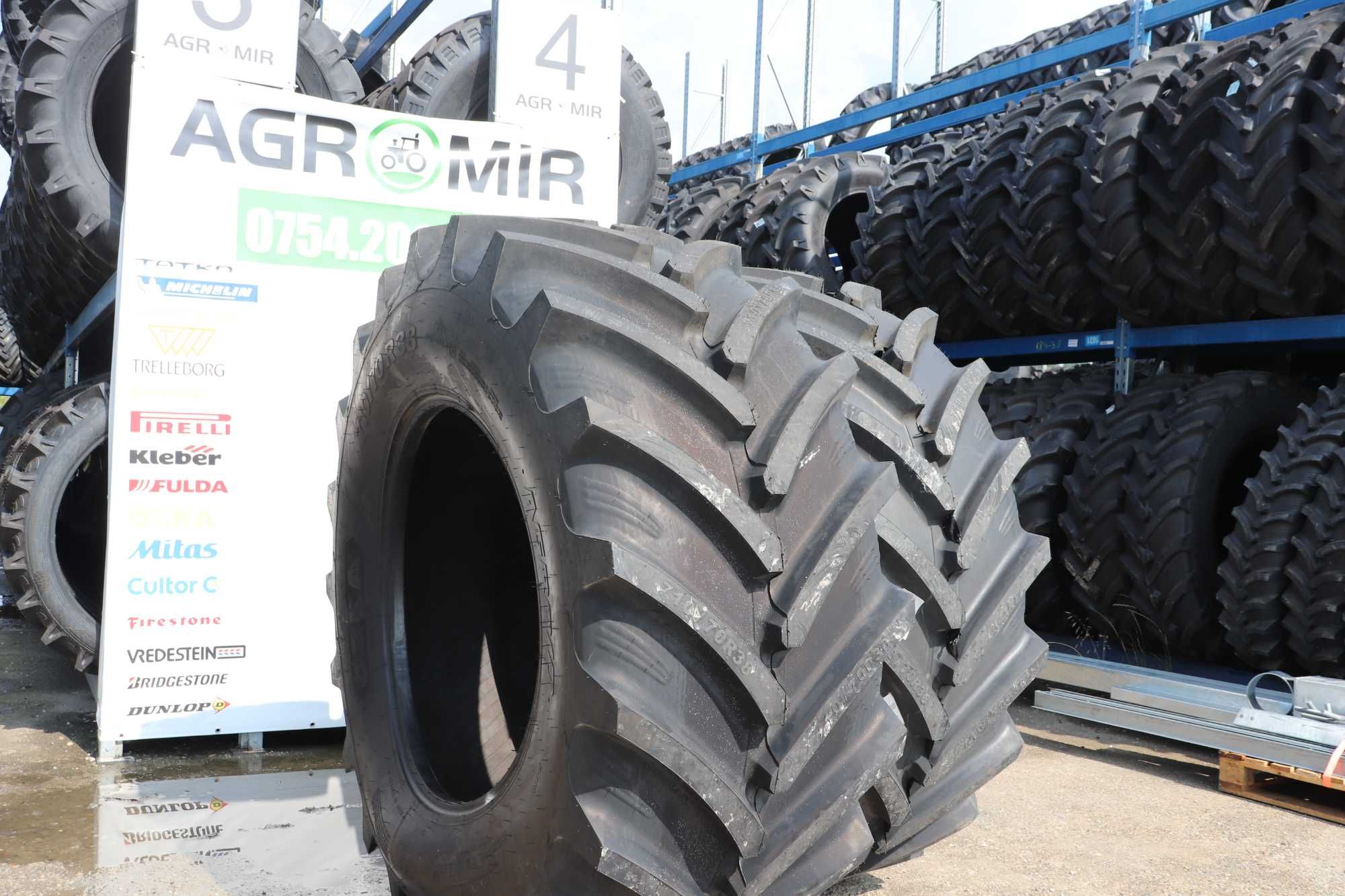 710/70R38 Ozka cauciucuri noi radiale pe sarma pentru tractor spate