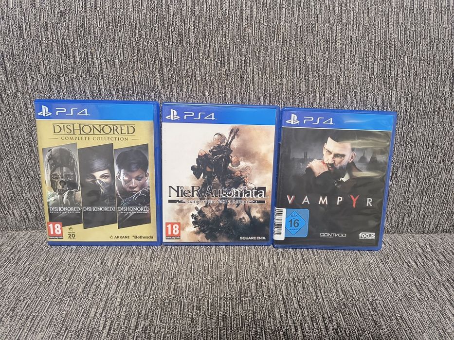 Nier Automata Yorha, Vampyr, Dishonored Complete PS4