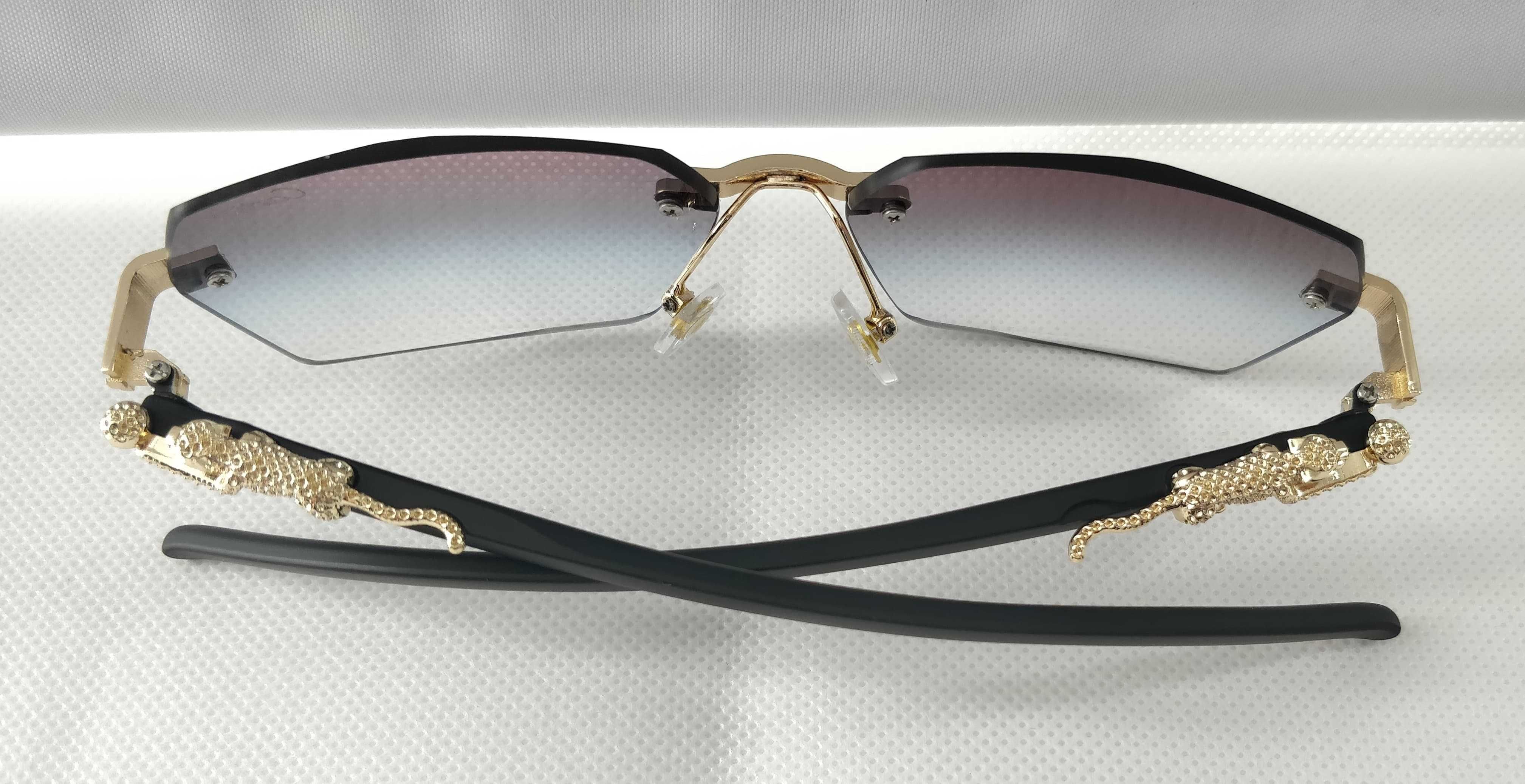 Ochelari de soare Cartier model 3 Black Gradient