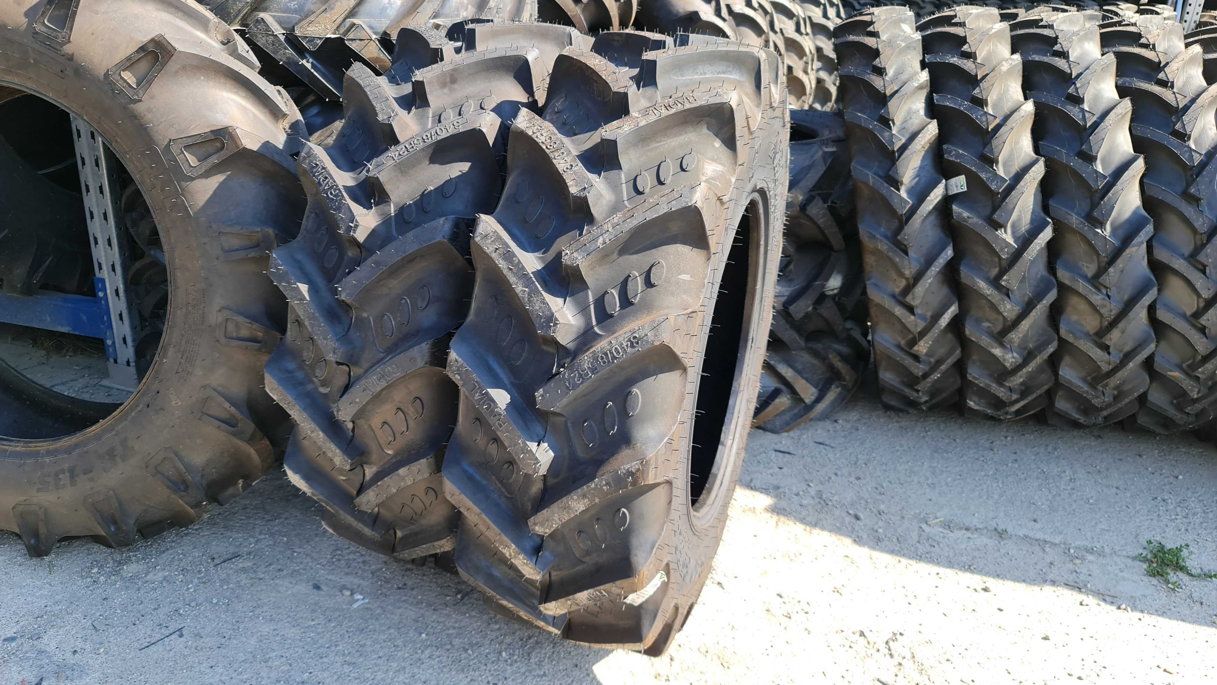 Anvelope noi 340/85R24 marca BKT AGRIMAX cauciucuri radiale 13.6R24