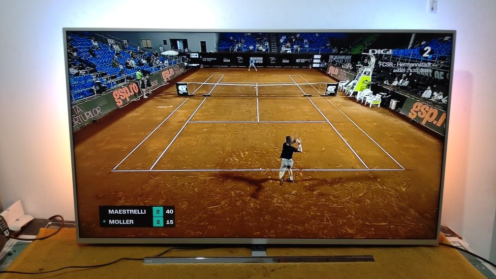 Televizor led 4K UHD Smart Philips Android Ambilight 140 cm WiFi