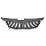 Grila masca fata Skoda Yeti (5l), 09.2009-09.2013, fata, cu Ornament, bandou; crom/negru