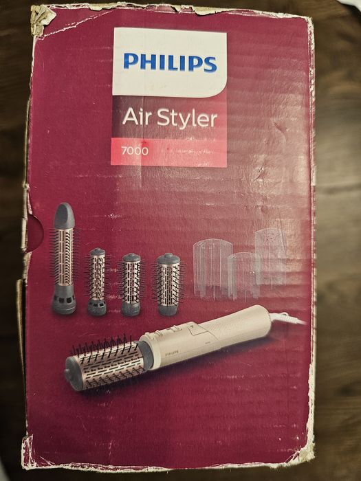 Електрическа четка за коса Philips - BHA735/00, 1000W, розова, нова