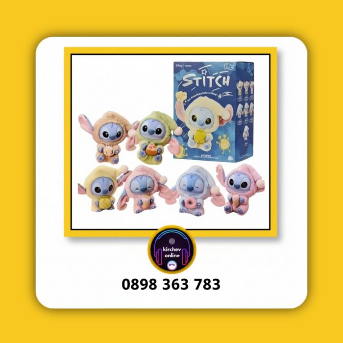 Лабубу Стич labubu stich   подарък Коледа Нова година