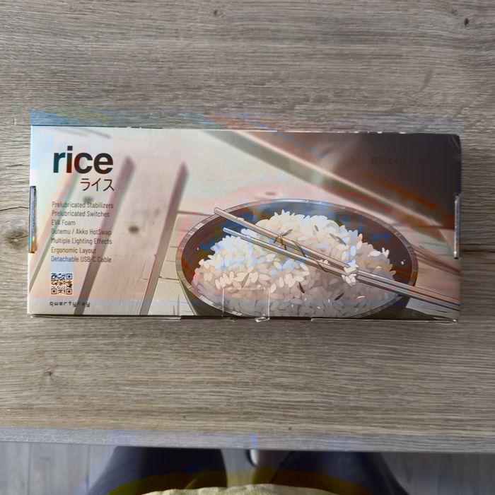 Tastatură mecanică QwertyKey Rice V3 – White Edition