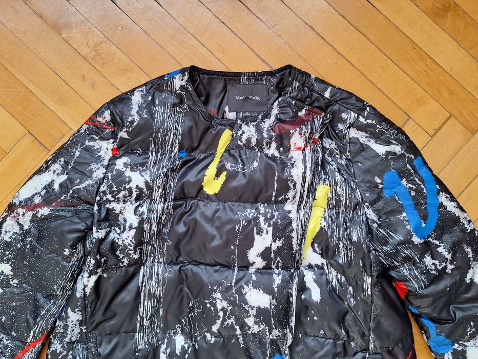 Тънко, леко, дълго пухено яке. Като ново.