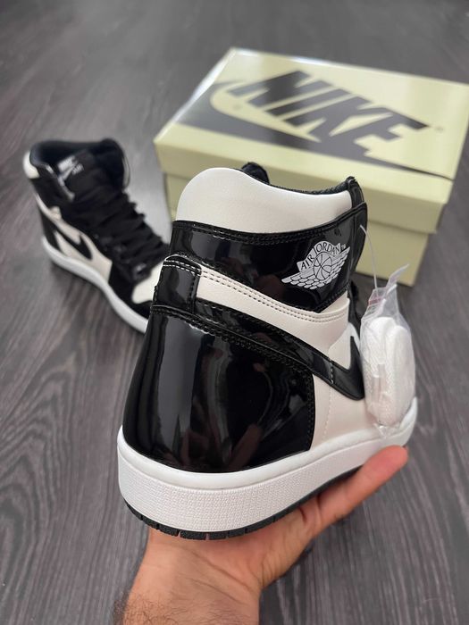 Adidasi Nike Air Jordan 1 Black/White-All Star Weeken