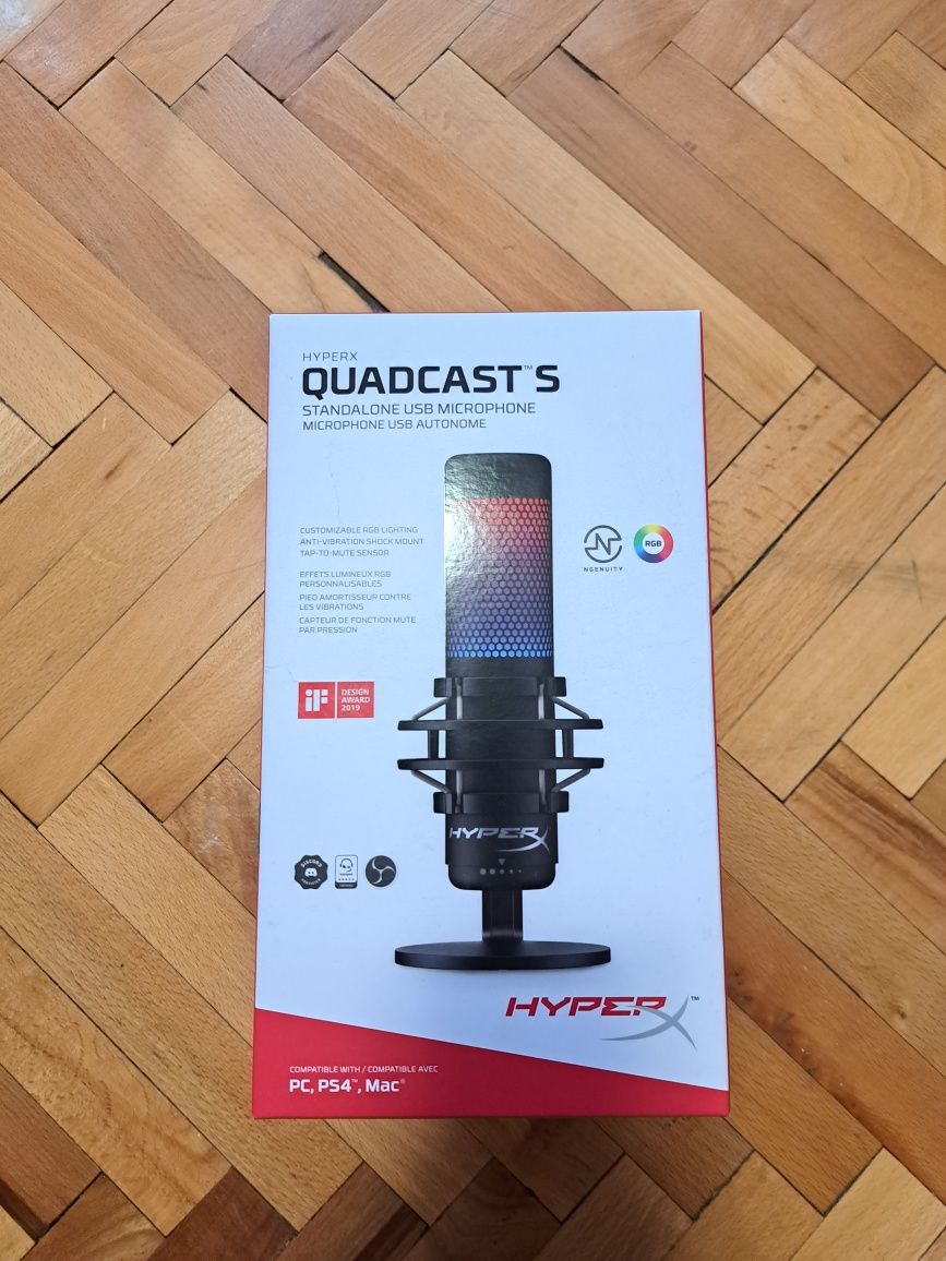 Микрофон HyperX QuadCast S