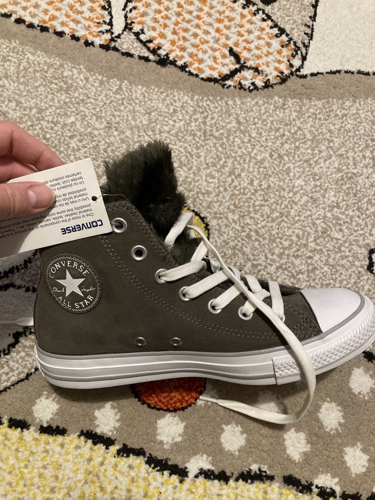 Converse 39 piele/blanita, noi