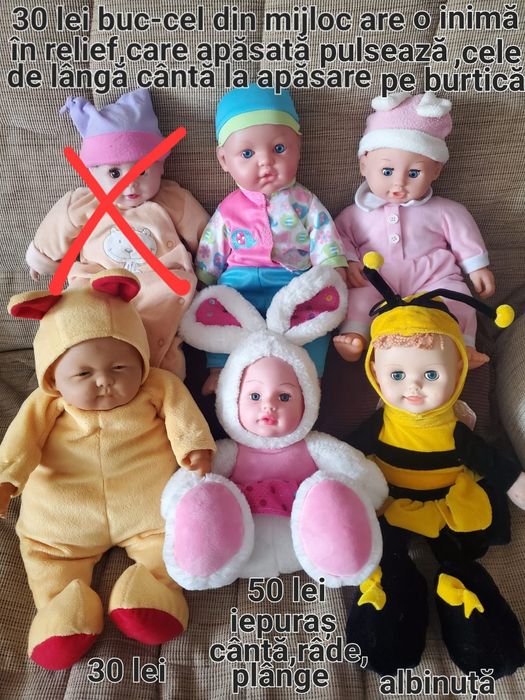 Păpuși(bebeluși) interactive