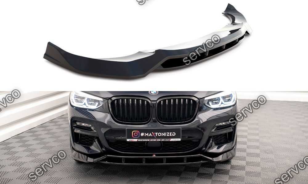 Prelungire splitter bara fata Bmw X3 G01 M40d 2019- v2 - Maxton Design