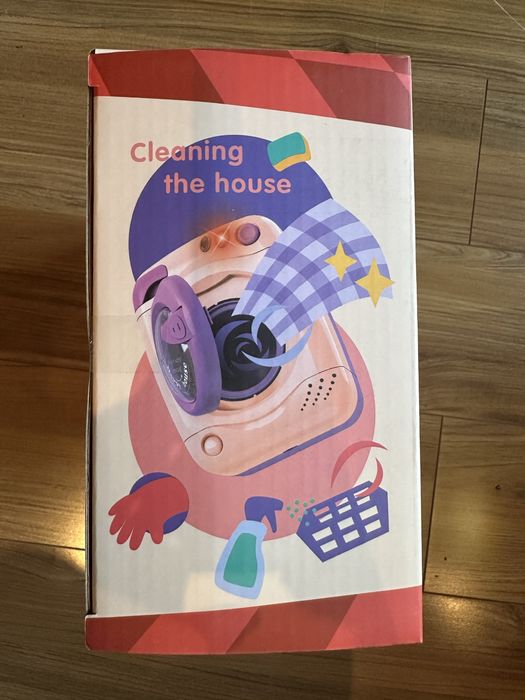 Masina de spalat de jucarie pentru copii, roz, NOUA