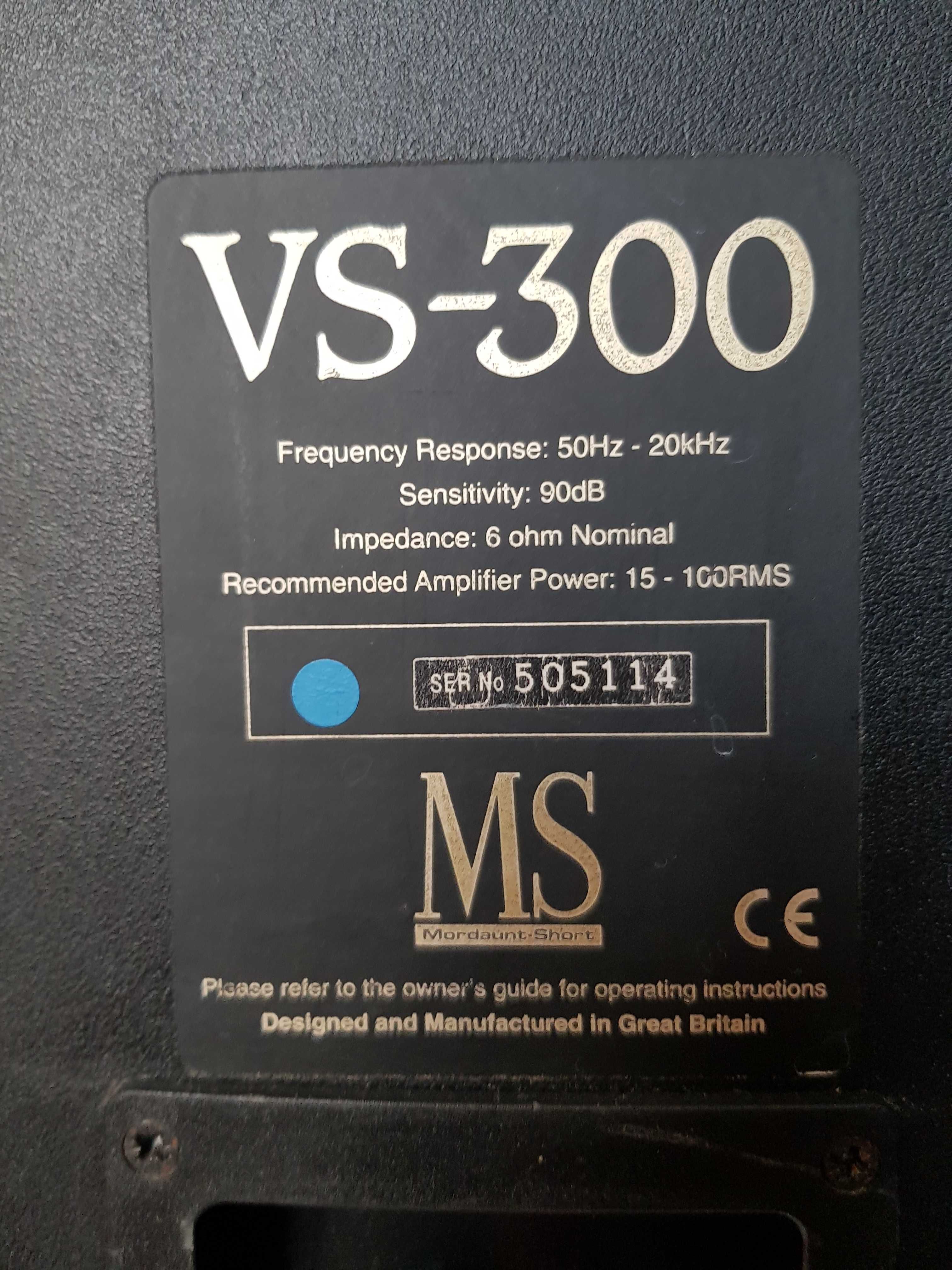 Boxe Mordaunt Short VS300 100W RMS, 6 Ohm, Made in UK