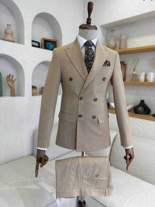 Мужской стильный костюм на заказ из Турции