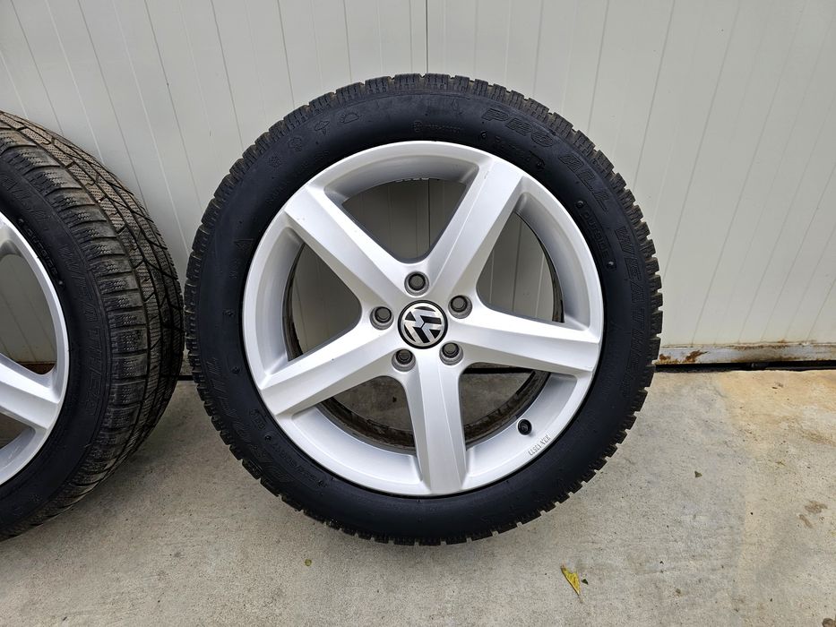 Jante aspen 17 originale VW, anvelope iarnă cadou